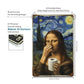 👃 Funny Mona Lisa Bathroom Sign –