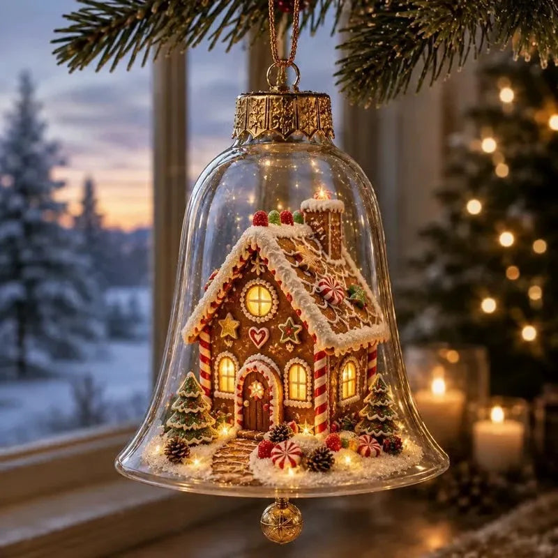 🎁Last Day 49% OFF - Warm-Glow Christmas Story Bell Ornament