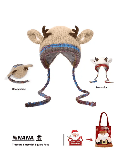 🎄Festive Christmas Antler Hat | Original Handcrafted Design