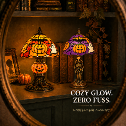 Two-tone Halloween table lamp