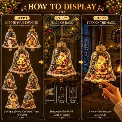 🎁Last Day 49% OFF - Warm-Glow Christmas Story Bell Ornament