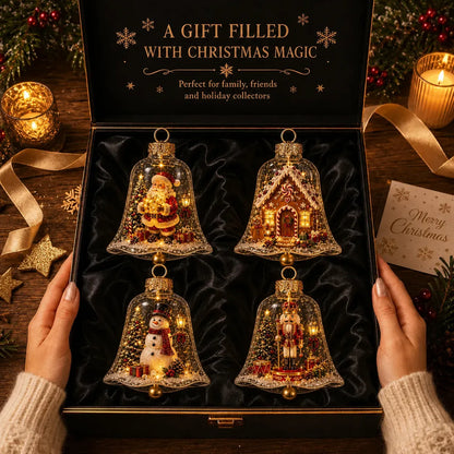 🎁Last Day 49% OFF - Warm-Glow Christmas Story Bell Ornament