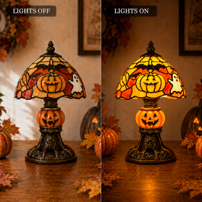 Two-tone Halloween table lamp