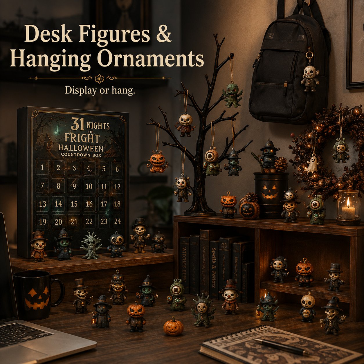 🎃 31 Days of Horror: Halloween Advent Calendar Figurine Set