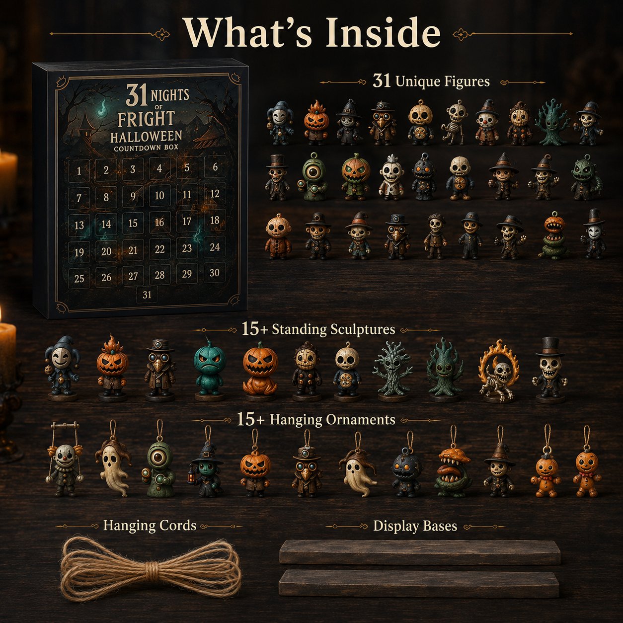 🎃 31 Days of Horror: Halloween Advent Calendar Figurine Set