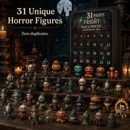🎃 31 Days of Horror: Halloween Advent Calendar Figurine Set