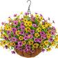 ☀️2026 Summer Hot Sale 49% OFF🌿 Lifelike Artificial Hanging Silk Flower Basket