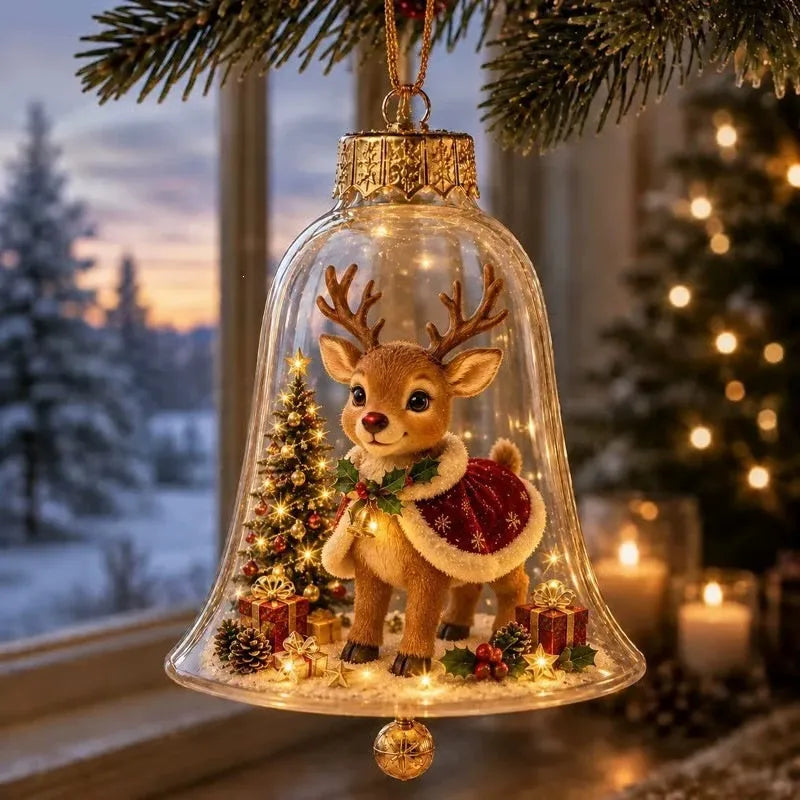 🎁Last Day 49% OFF - Warm-Glow Christmas Story Bell Ornament